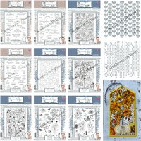 From the Heart Sentiments Clear Stamps Stencils for Embossing DIY Scrapbook Diary Greeting Card Wax Seal Stamp Decoration