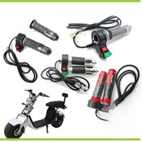 AliExpress NONE 12V-72V Universal Handlebar Grips Three Speed Turn Handle Throttle Accelerator for Citycoco Electric Scooter Bike Accessories