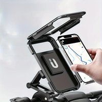 AliExpress NONE Waterproof Motorcycle Bike Mobile Phone Holder Magnetic Universal Bicycle GPS 360° Swivel Adjustable Phone Accessories