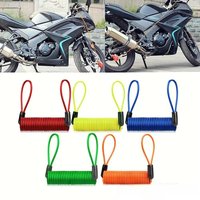 AliExpress NONE Bike Spring Cable Lock Anti-Theft Rope Alarm Disc Lock Bicycle Security Reminder Motorcycle Theft Protection 150cm