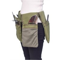 Garden Tool Belt Canvas Waist Tool Apron with Pockets Gardening Kit Tote Bag Home Organizer Gardening Tool Kit Holder Lawn Yard