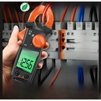 Digital Clamp Meter 600A AC DC Current 6000 Counts True RMS Multimeter Ammeter Voltage Tester Amp Hz Capacitance NCV Ohm Test