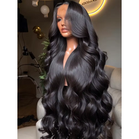 250 300 Density 30 36 Inch Body Wave13x6 Lace Front Human Hair Wigs Water Wave 13x4 HD Transparent Lace Frontal Wig For Women