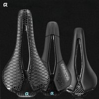 AliExpress Lexon RYET Full Carbon 3D Printed Bike Saddle 250mm*140MM 115g 7*9mm Super Light Bicycle Seat MTB Gravel Road Saddle Bike Parts