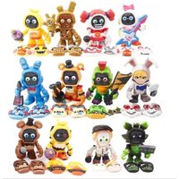 12pcs/set FNAFs Figures Freddy Face Changeable Action Figure Toys