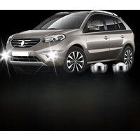 2x Front Fog Light Accessories 81LED Bulb Lamp For Renault Koleos 1 2 2008-2020 2009 2010 2011 2012 2013 2014 2015 2016 2017