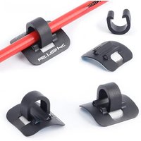 AliExpress RISK Bicycle Cables Housing Guide Bike Oil Tube Fixed Clips C Shape Shift Brake Line Guide Cable Tube Fixed Clamp Frame Buckle