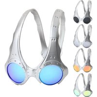 AliExpress NONE New Personalized Outdoor Sports Riding Sunglasses Fashionable Retro Trendy Metal Frame Blue Blocking Glasses Sports Sunglasses
