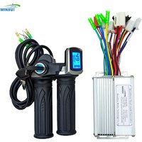36V 48V 350W 18A Bezszczotkowy sterownik silnika z podwójnym trybem i wyświetlaczem prędkości LCD do skuterów i rowerów elektrycznych