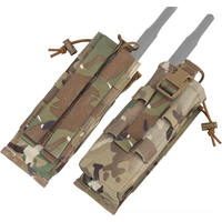 Radio Pouch Walkie-Talkie Bag PRC 152 Drop-down Radios Outdoor Tool MOLLE Belt Pouches for Hunting Vest Plate Carrier