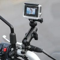 AliExpress VIKEFON 360° Motorcycle Handlebar Mount Aluminum Holder Bike Bracket For GoPro Hero 12 11 10 9 8 Insta360 Osmo Action Camera Accessories
