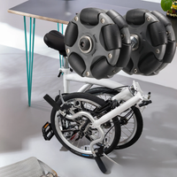 AliExpress NONE 2PCS 58mm Nylon Omni Wheels Easy Roller Wheels for Brompton Extension Rod Telescopic Bike Rear Cargo Rack Parts Folding Bicycle