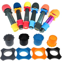 Shakeproof Silicone Wireless Handheld Microphone Holder Anti-Rolling Mic Protection Ring Bottom Rod Sleeve for Mic KTV DJ Device