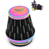AliExpress ZSDTRP Colorful Air Filter 35/38/42/45/50/55/58mm Motorcycle Air Filter Intake Pipe for 50cc 110cc 125cc 250cc ATV Dirt Bike