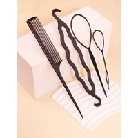 4 pieces/set of magic hair suit hair braiding Fried Dough Twists curler hair clip hair pulling pin ponytail DIY tool