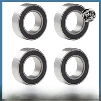 AliExpress FUSHI 4Pcs 3801-2RS MAX Bearing 12*21*7 mm Double Row Full Balls Bicycle Suspension Pivot Repair Parts 3802 2RS Ball Bearings