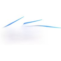 50pcs Dental Disposable Syringe Tip Endo Irrigation Root Canal Butterfly Needle 0.25mm Blue Colors