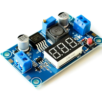 LM2596 DC-DC adjustable step-down module with voltmeter display