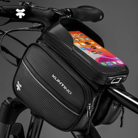 AliExpress Xunting Mountain Bike Bag Front Handlerbar Bag Rainproof 6.8inch Mobile Phone Case Bicycle Top Tube Bag Cycling Accessories