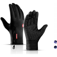 AliExpress Winter Outdoor Sport Cycling Man Gloves Women Touchscreen Fish Water-Repellent Skiing Windproof Non-Slip Fashion Black Gloves