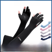 AliExpress NONE Summer Anti-UV Gloves Sleeve for Men and Women Cycling Sport Gloves Long Sleeve Breathable Arm Sleeves Summer Women's Cool Glove