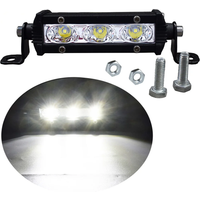 AliExpress jaln7 4'' MOTO car 15W LED Light Bar Single Row Work Spotlights Mini Led Lamp Bike Light 4X4 Offroad 12V 24V