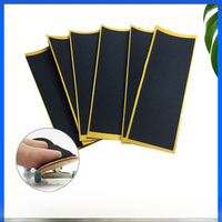 10Pcs/Lot Black Fingerboard Deck Uncut Tape Stickers Black Foam Grip Tape Sticker 38mm x 110mm