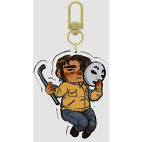 Marble Hornets Acrylic Keychain Masky Tim Wright Charm Keyring Creepypasta chibi Pendant Collectible Gift for Fans