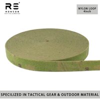 A-TACS-FG Camouflage Printed Velcro Loop Strap High Quality Customized 100% Nylon Strong Adhesive Camouflage Loop Tape in Stock
