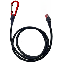 AliExpress Heavy Duty Bungee Cord Elastic Tie Strap String Carabiner Hooks Kayak Cycling Luggage Packing Ropes Camping Accessories