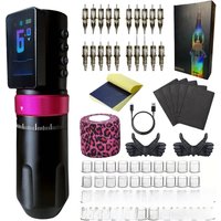 CAVARUND TANG Tattoo Kit Tattoo Machine New Cool Tattoo Pen Kit For Permanent Makeup Tattoo Machine Kit Wireless Tattoo Gun Kit
