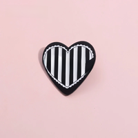 Black White Entertainment Theater Drama Enamel Pins Custom It's Showtime Brooches Lapel Badges Punk Gothic Jewelry Gift 