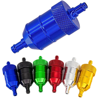 6 Color 8mm Petrol Gas Fuel Filter Cleaner For Motorcycle Pit Dirt Bike ATV Quad Inline Oil Gas Fuel Filter