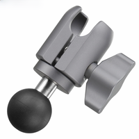 AliExpress FANAUE Single Socket Arm Bike Motorcycle Phone Holder Mount Short Extension Adapter Universal Size 1'' Ball for RAM Mounts