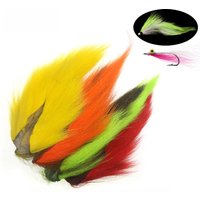 1PC Dyed Bucktail Fly Tying Material Whole Bucktails Fur Deer Hair Fur For Fishing Jigs Lures Dry Wet Streamer Saltwater Flies