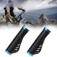 AliExpress 1 Pair Bike Grips Mountain Road Bicycle MTB Handlebar Cover Double Lock On Bar Grips Anti-slip Lock Bar End Cycling Equipment
