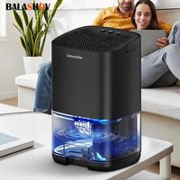 Portable 2 in 1 Dehumidifier & Air Purifier Moisture Absorber Machine with Basic Air Filter Air Dryer, With Automatic Defrosting At Low Temperatures, Daily Dehumidification Capacity of 350 ml/day,