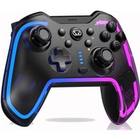 Wireless Controller for Switch& Windows/iOS/Android With RGB Breathing LED Supports App with Programmable,Turbo,Wake-up Function