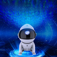 Astronaut Space Dog Projector Starry Night Light Galaxy Star Sky Nebula LED Lamp Kids Home Room Bedroom Decorative Birthday Gift