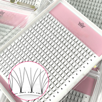 CoMango 3D/4D/5D/6D/8D/10D Premade Volume Fans 0.07/0.1mm Individual Lashes Extension Short Stem 320 Fans Faux Mink Eyelashes