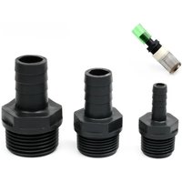 1/5PCS 1/2~2 Inch Male Thread To 8~50mm Pagoda Connector Garden Irrigation Hose Connectors Aquaculture Water Pipe Thread Joints