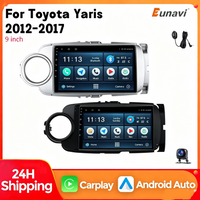 Nowe radio samochodowe z systemem Android, kompatybilne z modelami Toyota Yaris z lat 2012–2017, wyposażone w Carplay, 4G, Wi-Fi, GPS, RDS, odtwarzacz DVD oraz system DSP.