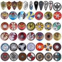 MOC Medieval Castle Knights Shield Figures Parts Building Blocks Soldiers Armor Warriors Weapons Accessory Bricks Kids Toys Gift