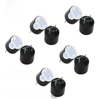 10PCS 5V Active Buzzer Magnetic Long Continous Beep Tone Alarm Ringer 12x9.5mm Mini Active Piezo Buzzers, for Arduino