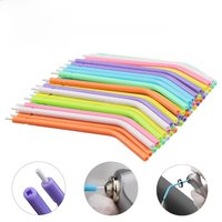 250 PCS Disposable Nozzles Tips For Triple Air Water Syringe 3 Way Mix Color Dentistry Unit Chair Ancessories
