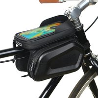 AliExpress NONE Phone hard case Waterproof Reflective Large capacity Top tube bag MTB Road Bicycle Saddle bag Head bag Front beam bag