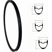 AliExpress PEENGIN 230g Only Neweset mtb bike XC carbon rims 29er/27.5er/26er ultralight cross country mountain bicycle wheel 24mm width 24mm depth