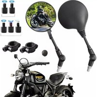 AliExpress NONE 2pcs Foldable Round 10MM Scooter Rear Mirror Motorcycle Side Mirror for Motocross Accessories for Bike Rearview Mirrors Tuning