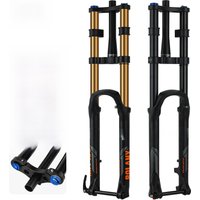 AliExpress BOLANY Double Shoulder Inverted Bike Fork 27.5/29inch Boost Fork Thru Axle 175mm Travel Tapered Rebound Adjustment MTB Fork