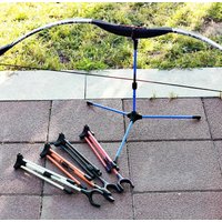 Foldable Glass Fiber Recurve Bow Stand Rack Holder Portable Multi Color Archery Bow Stand